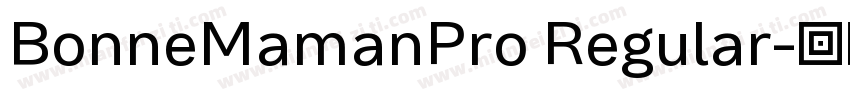 BonneMamanPro Regular字体转换
